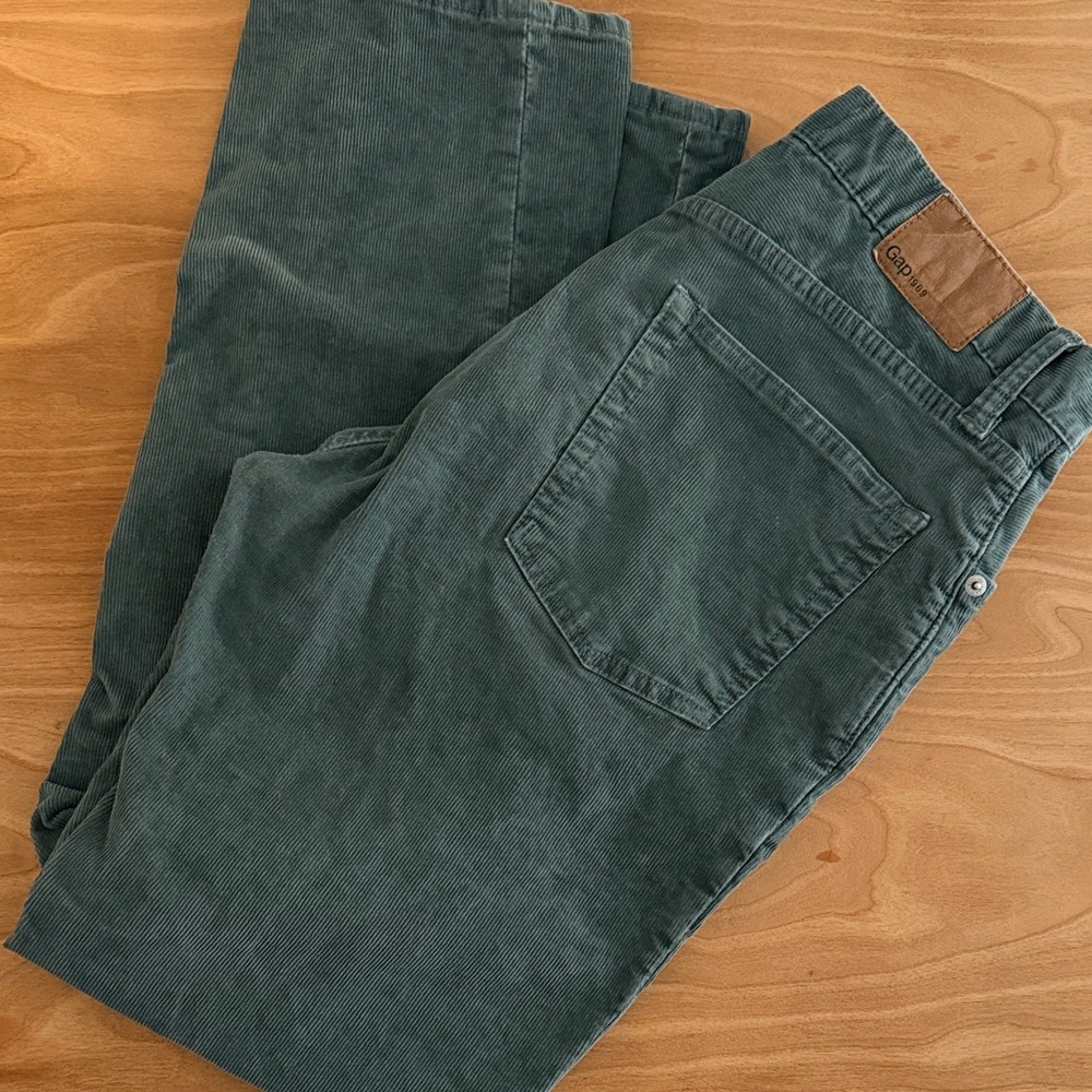 GAP Men's Olive Corduroy Pants 32x30